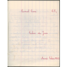 Cahier du jour