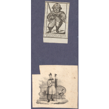 Costume du Tambour-Major Grotesque, placé en avant de la 4.me Division du Cortège de la Procession de Lille, en 1825 et 1826.