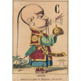 Carte alphabétique - Nationalité grotesque. Chinois. 