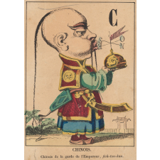 Carte alphabétique - Nationalité grotesque. Chinois. 