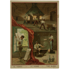 Le Verre / La pierre à bâtir / L'eau / Le coton / Le cidre / Le thé.
