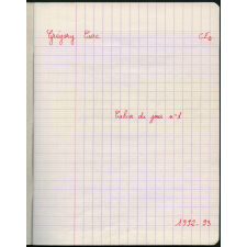 Cahier du jour