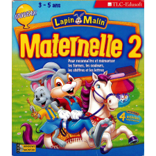 Lapin Malin : Maternelle 2, Pour reconnaître et mémoriser les formes, les couleurs, les chiffres et les lettres