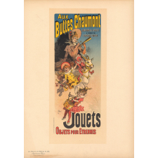 Aux Buttes Chaumont. Boulevard de la Villette à l'Angle du Faubourg St. Martin. Jouets. Objets pour Etrennes.