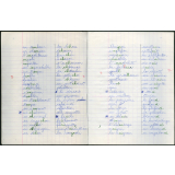 Cahier de mots