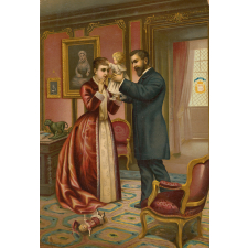 Famille au salon. 