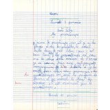 Cahier du jour