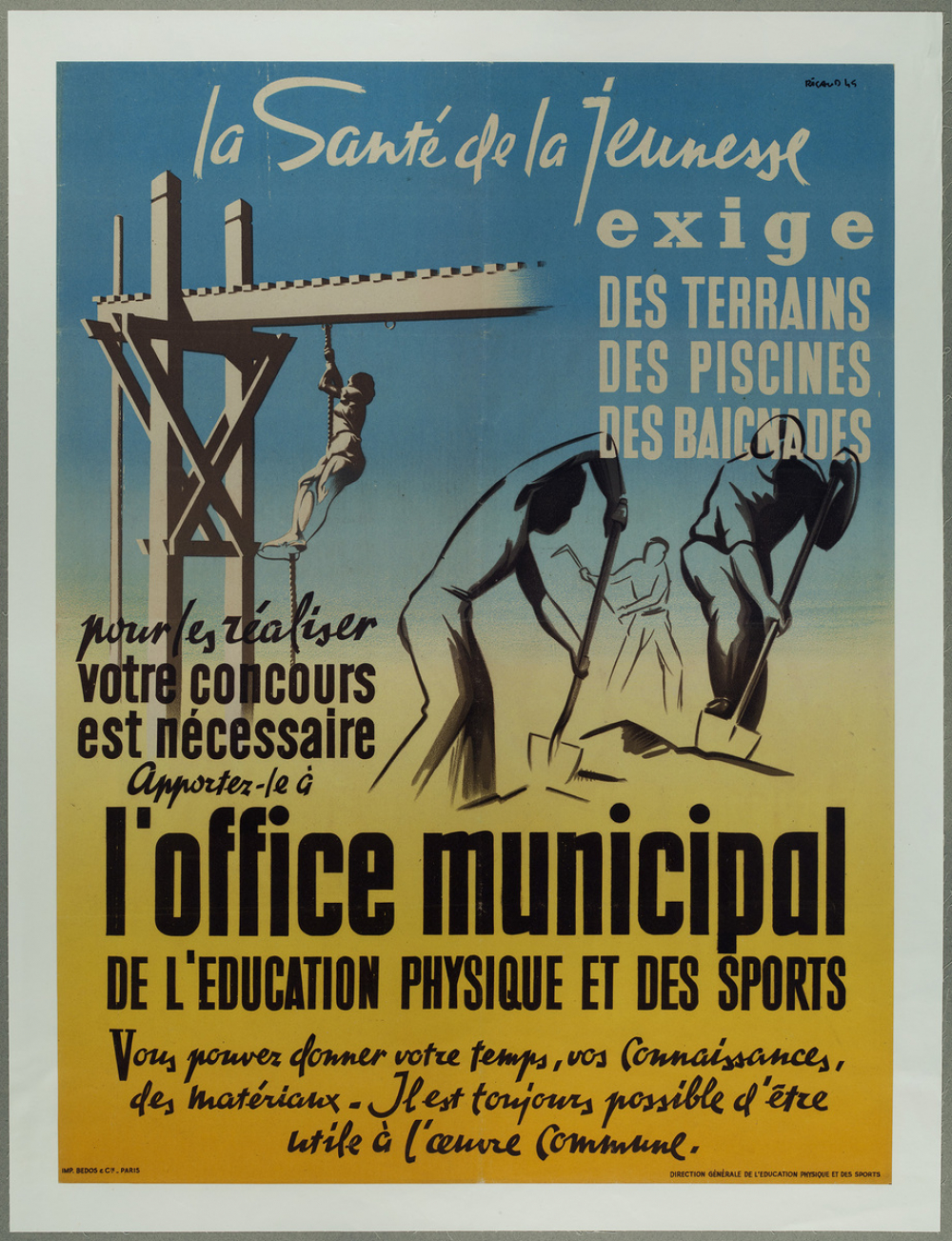 La Santé de la Jeunesse exige des terrains, des piscines, des baignades