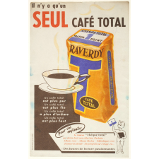 Buvard publicitaire. Café Total Raverdy.