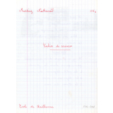Cahier de sciences