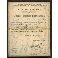 Certificat d'aptitude professionnelle - Section des commis de comptabilité