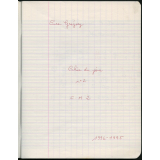 Cahier du jour