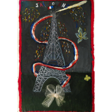 La Tour Eiffel a cinquante ans. 