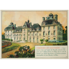 Buvard publicitaire. Château de Cheverny. Chocolat Delespaul-Havez.