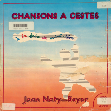 Chansons à gestes. .
