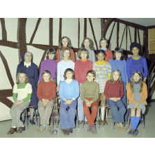 Pensionnat Beauvoisine, Rouen : photographie de classe