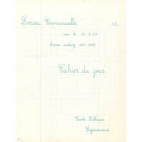 Cahier du jour