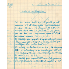 Devoir de mathématiques