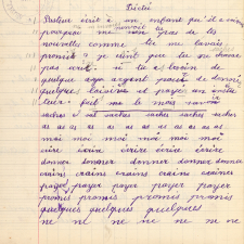 Cahier de roulement / Ecole de Quièvrecourt.