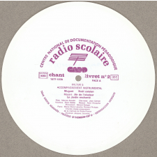 Chant & poésie. Livret n°2, C.M.2, 6e, 5e : émissions de la radio scolaire 1977-1978
