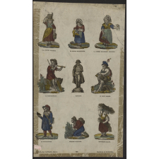 Enfants au travail. Planche de l'imagerie de Lille. 