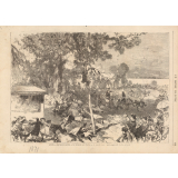 Lyon - La fête des écoles - Le banquet sur l'herbe.