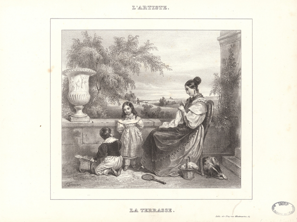La terrasse.