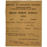 Brevet sportif populaire. 