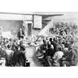 L'enseignement supérieur. La chaire de Cuvier. Cours d'anatomie comparée (professeur M. Gervais) au Jardin-des-Plantes.