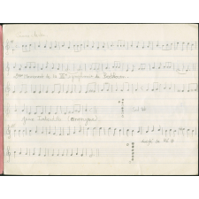 Cours de musique.