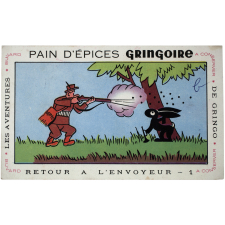Buvard publicitaire. Pain d'épices Gringoire. Retour à l'envoyeur - n°1.
