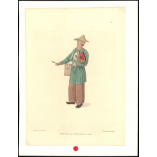 Mendiant avec un singe.
