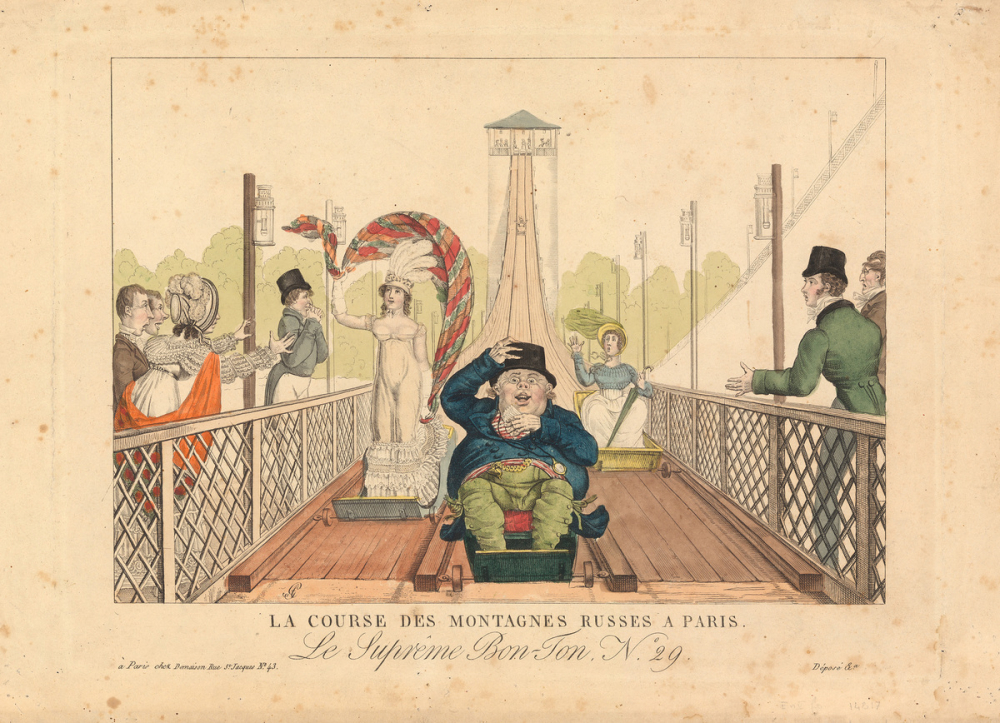 La course des montagnes des russes à Paris. Le Suprême Bon-Ton, N° 29.