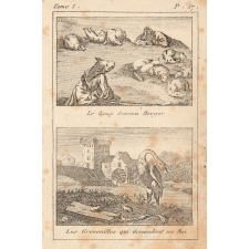 Fables de la Fontaine, précédées de la vie d'Esope, suivies de Philémon et Baucis, et des filles de Minée. Illustrations.