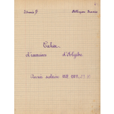 Cahier d'exercices d'algèbre