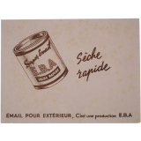 Buvard publicitaire. Super Émail E.B.A. Séche rapide.