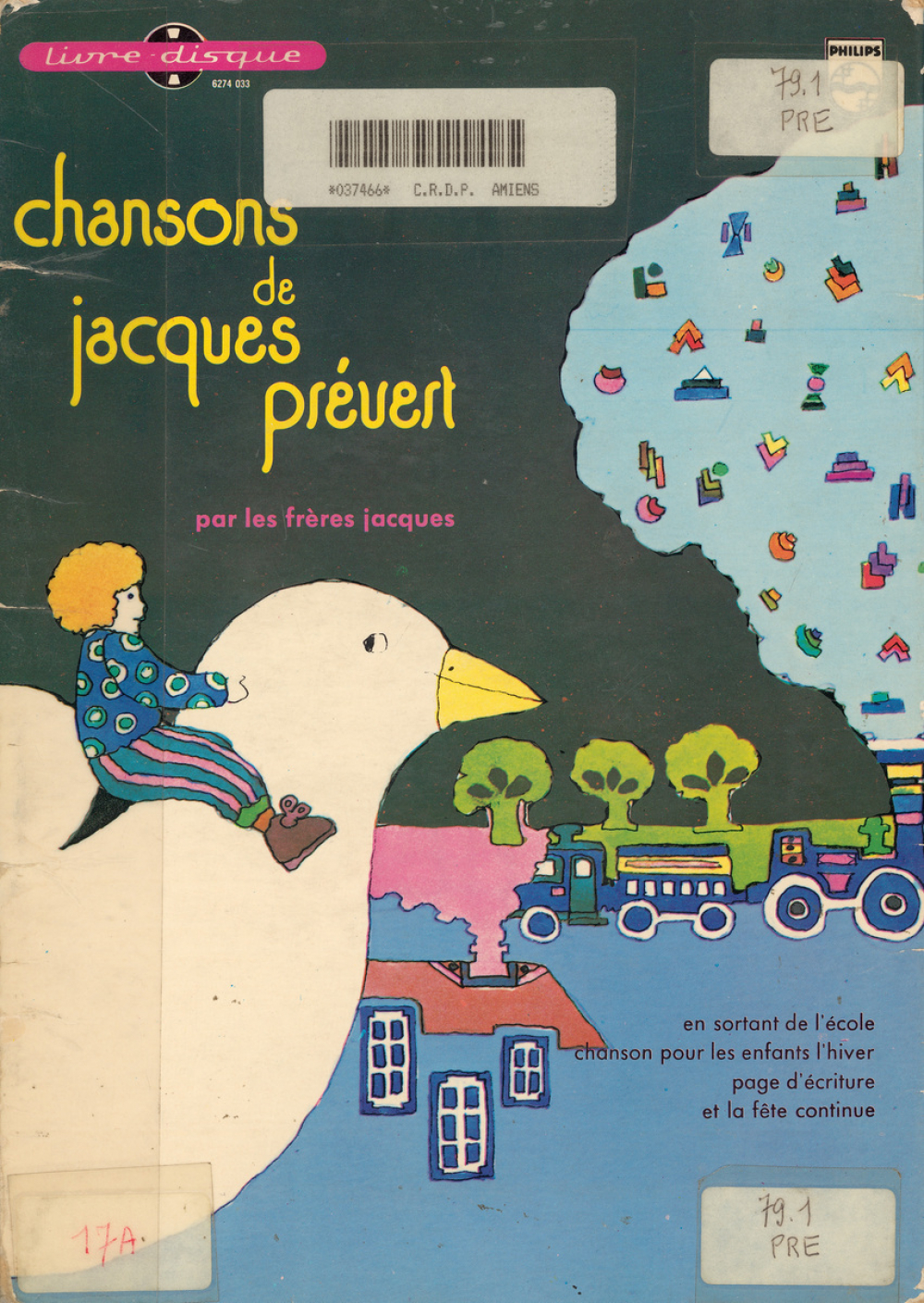 Chansons de Jacques Prévert. .