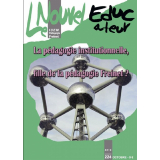 La pédagogie institutionnelle, fille de la pédagogie Freinet ?