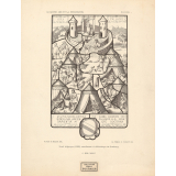 Vitrail allégorique (1589), actuellement à la bibliothèque de Strasbourg. Le Moyen Age et la Renaissance - Universités.