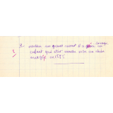 Cahier de devoirs mensuels.