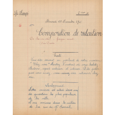 Composition de rédaction