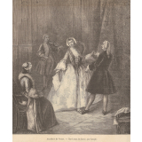 Une leçon de danse. Académie de Venise, de Longhi.
