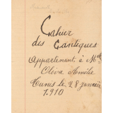 Cahier des Cantiques