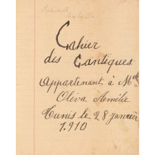 Cahier des Cantiques