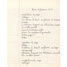 Cahier de devoirs