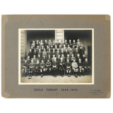 Photo de groupe, Ecole Turgot, Paris. 