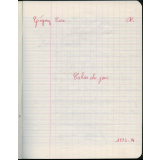 Cahier du jour