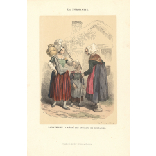Paysannes et laitières des environs de Coutances.