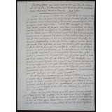 Instructions manuscrites relatives à l'éducation des enfants de Philippe Egalité