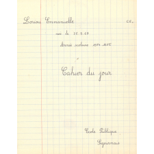 Cahier du jour